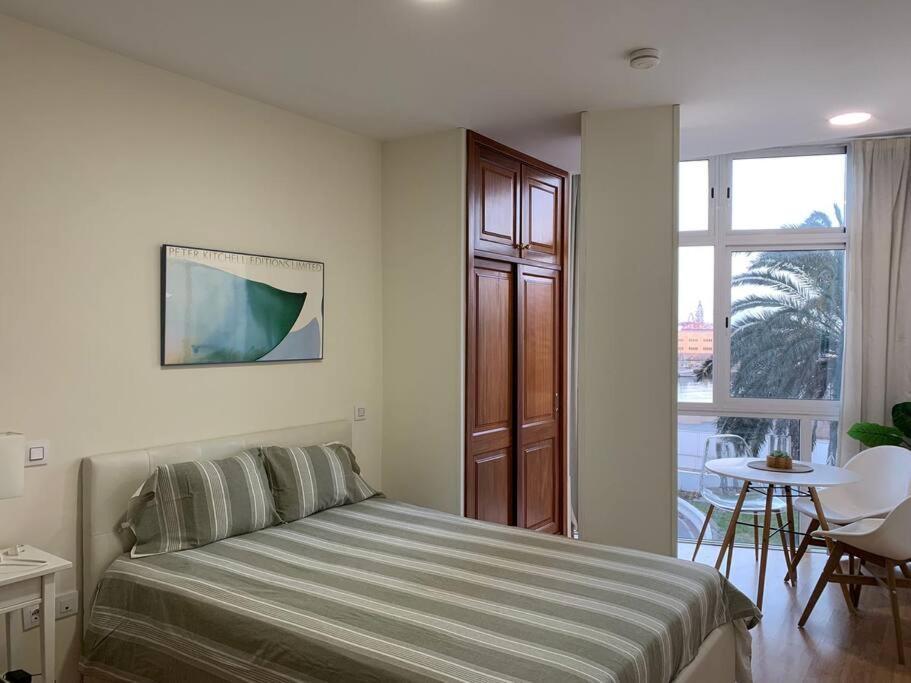 Estudio Con Vistas Al Mar En ลาสปัลมาส เด กรานคานาเรีย ภายนอก รูปภาพ